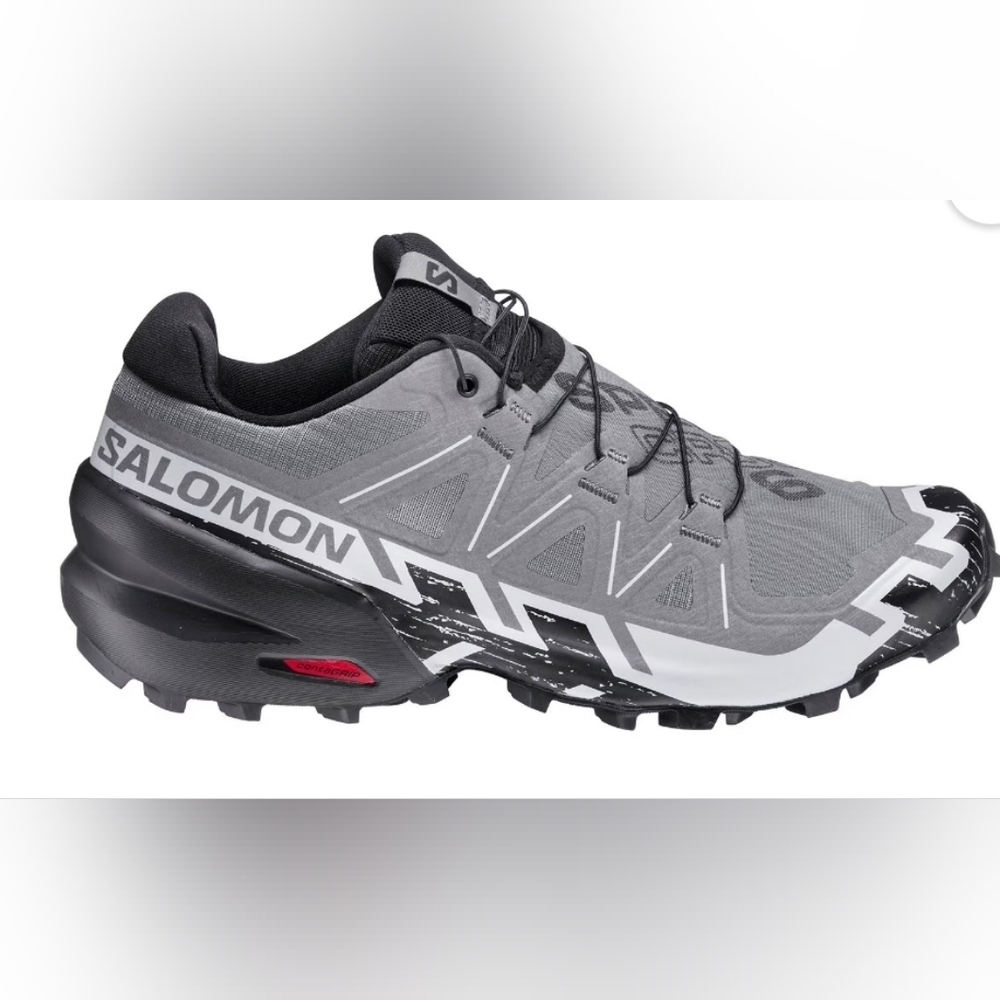 Salomon Speedcross 6 Quiet Shade/Black/Pearl Blue Running Shoe Men's US Size 10 - Picture 2 of 9